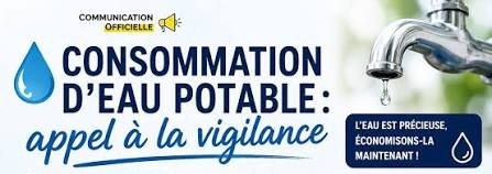 Restrictions sur la consommation d'eau.